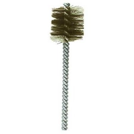 GORDON BRUSH 1-1/4" Brush D .008" Wire D Single Spiral Power Brush - Brass 30181